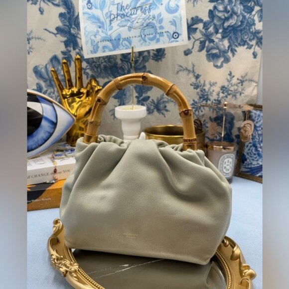 🆕 OROTON 🧿 NWOT Gretel Mini Top Handle, Mint Green - Picture 3 of 14